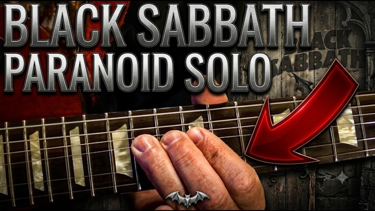 Paranoid Solo - Black Sabbath - Guitar Lesson