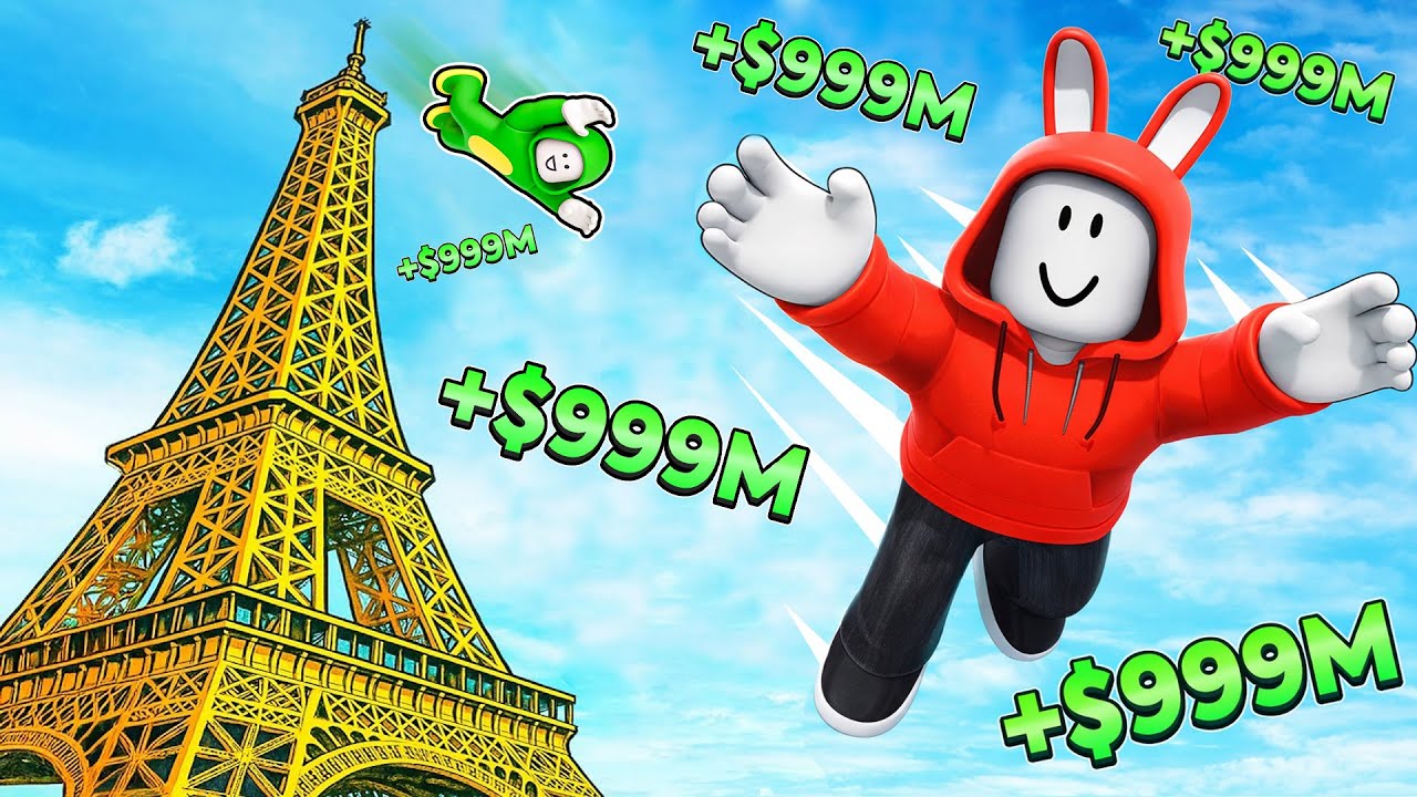 JJ and Mikey Making TRILLIONS in Roblox Climb and Jump Tower !