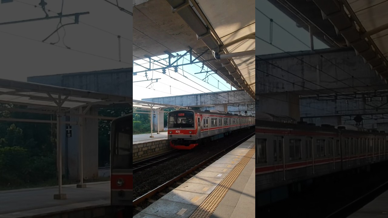 Morning Vibes! KRL JR 205-99F di Jalur 2 Manggarai! 🔥 #krlcommuterline #keretakrl