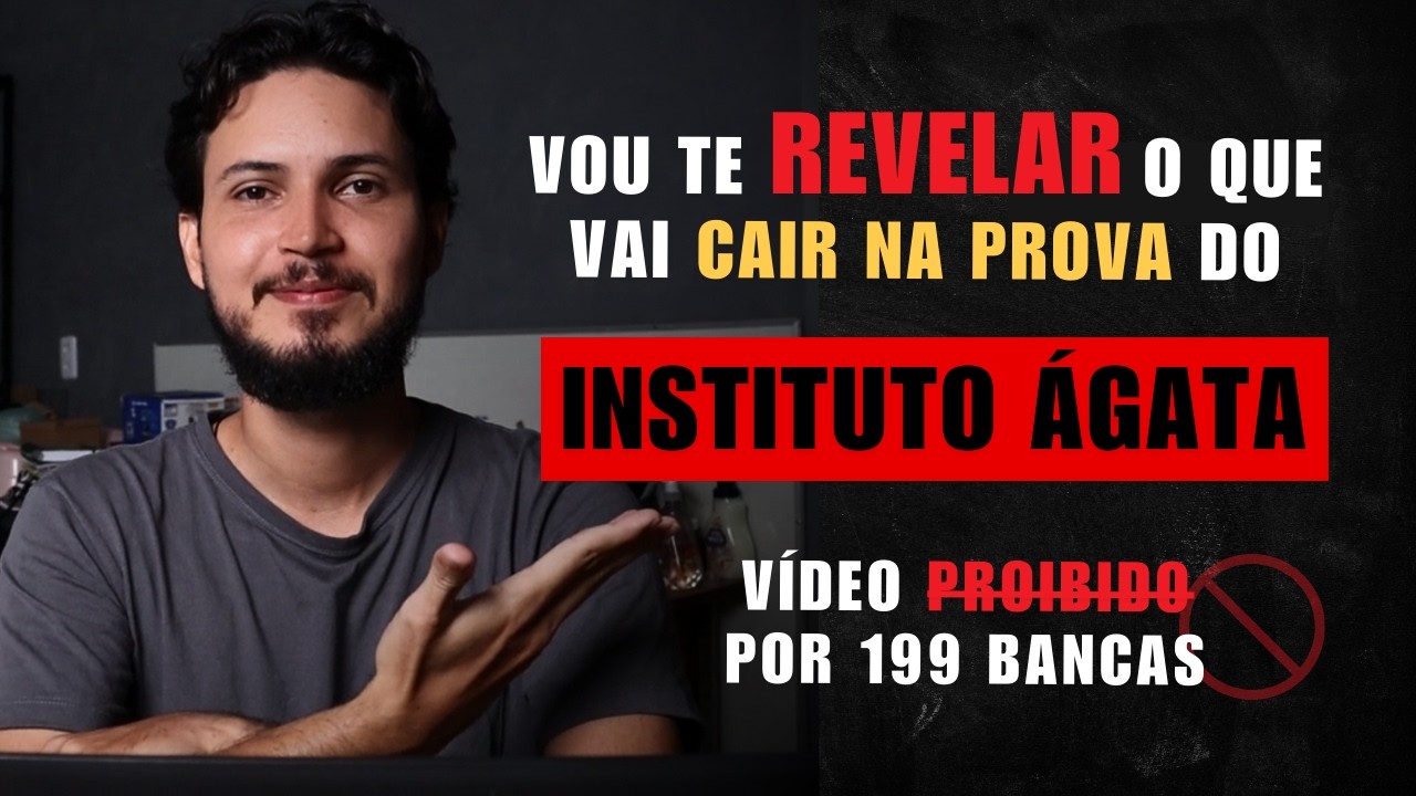 🔴RETA FINAL: INSTITUTO ÁGATA | Agente de Endemias e Agente de Saúde