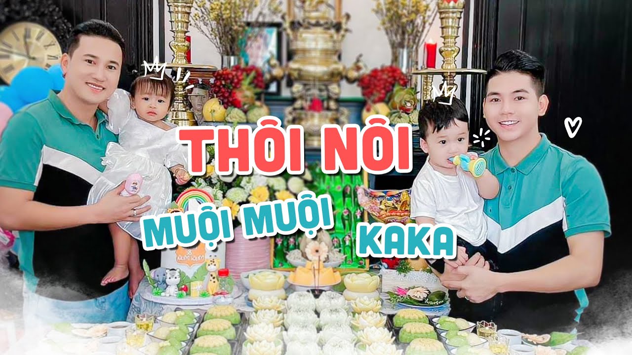 Cả nhà tất bật chuẩn bị thôi nôi Ka Ka - Muội Muội | Thanh Đoàn Hà Trí Quang Family