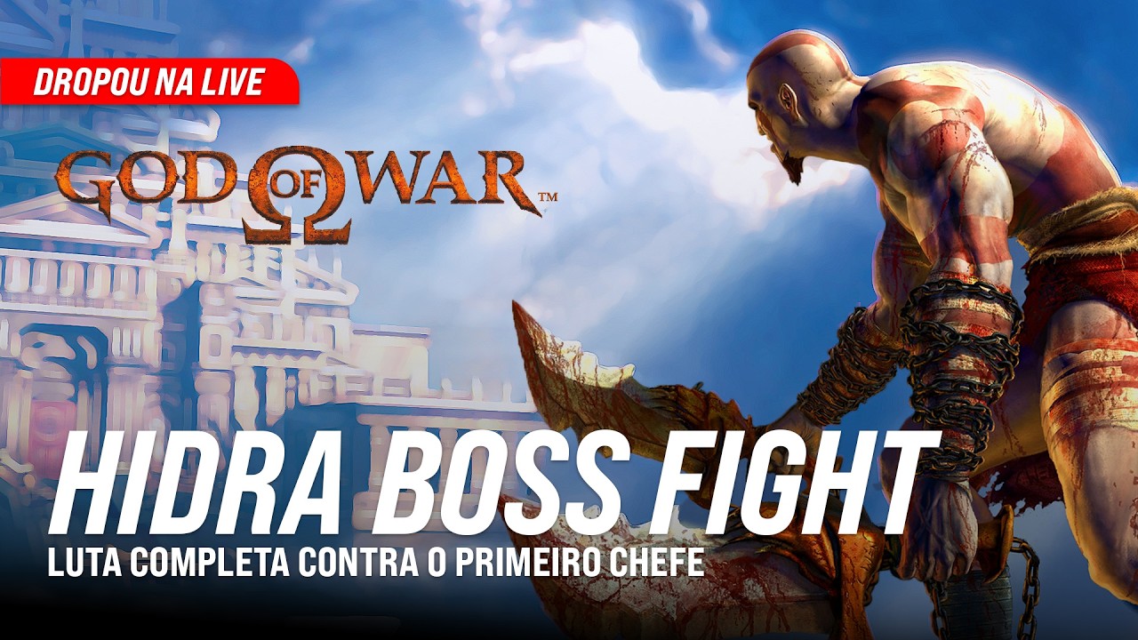 A HIDRA SOFREU COMIGO! O Início Épico - God of War (2005) | DROPOU NA LIVE