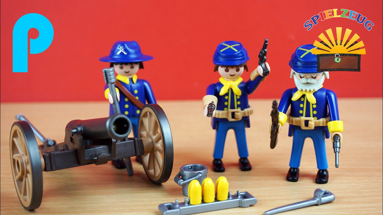 Playmobil Cowboys deutsch mit Kanone 3812 - Cowboys and Indians Review Neuheit auspacken