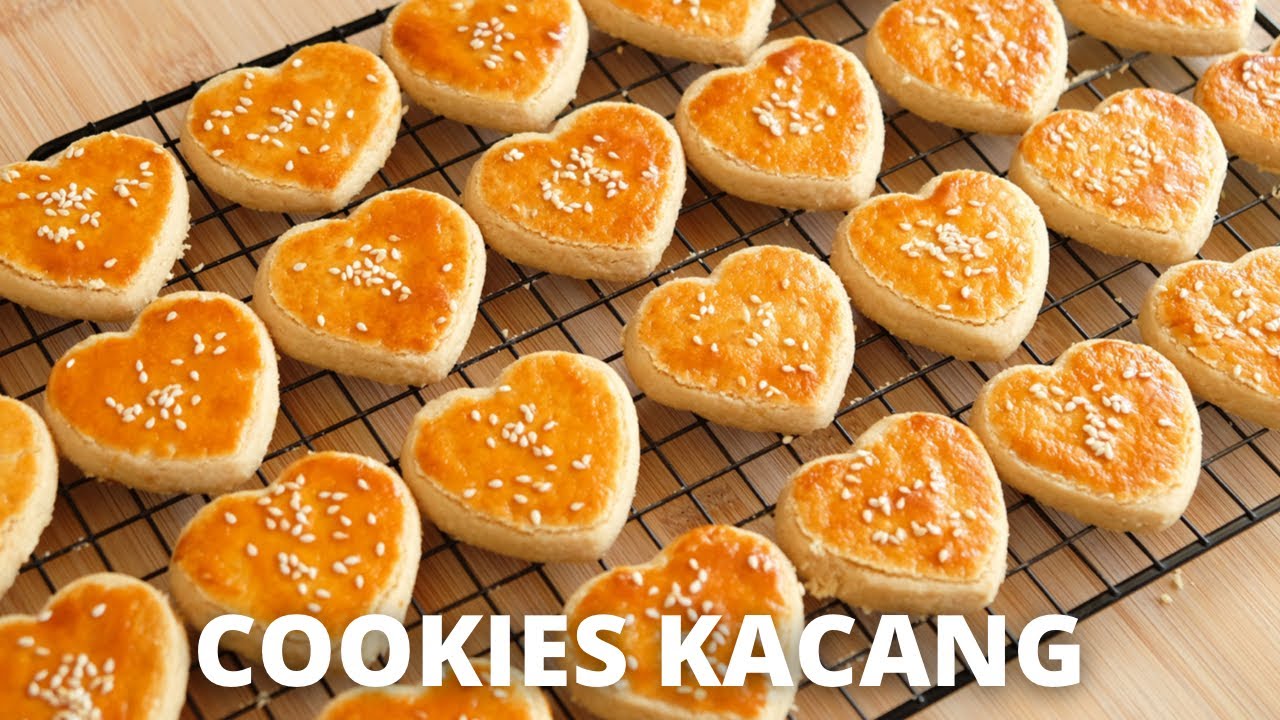 Tanpa mentega & mixer! COOKIES KACANG!