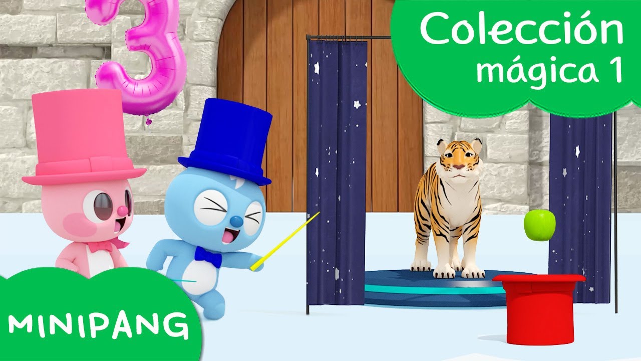 Aprende palabras con MINIPANG | Colección mágica 1 | MINIPANG TV 3D Play