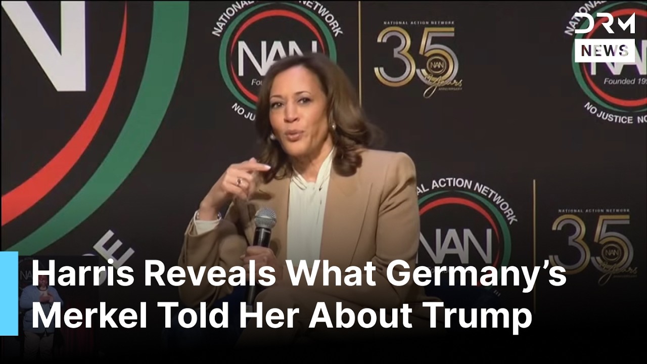 Kamala Harris Reveals What Merkel Told Her About US Under Trump While Mocking Him | AC1G