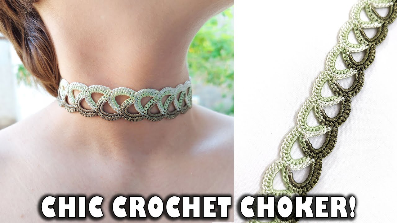 Easy Crochet Choker For Beginners