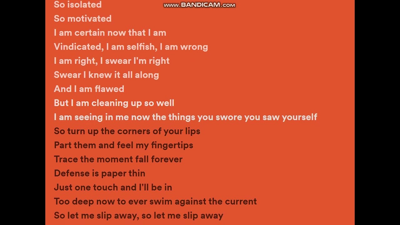 Dashboard Confessional - Vindicated (Lyric Video)