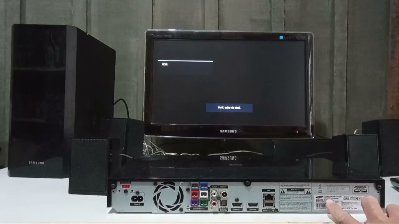 Teste Home Theater Blu-Ray Player 3D Samsung HT-F5505K