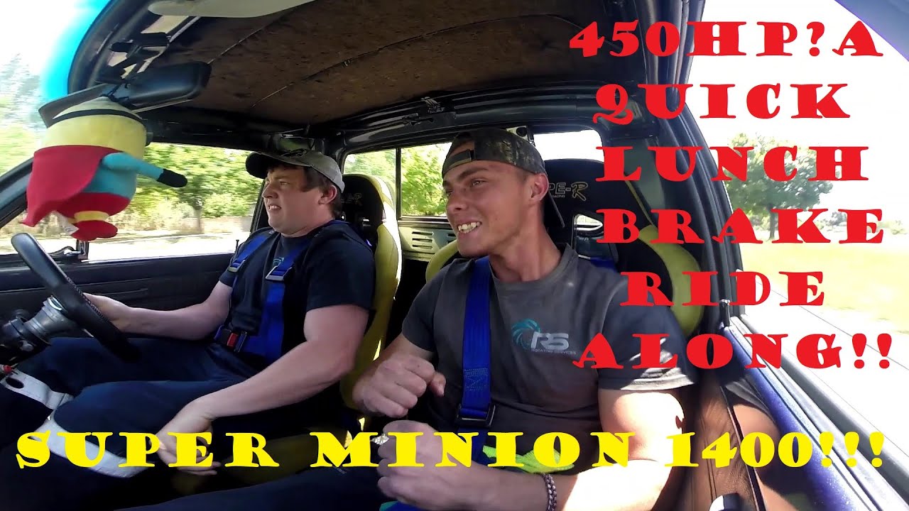Quick Lunch Break Ride Along! In a Nissan 1400 Turbo(Super Minion)