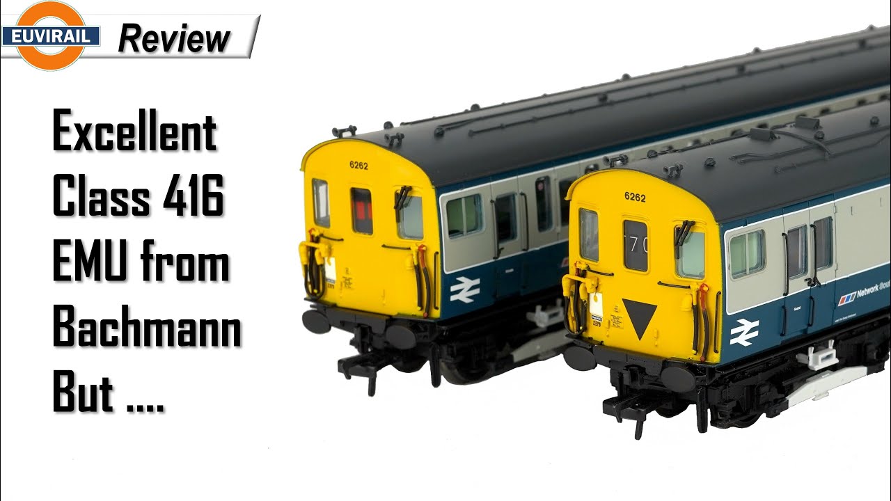Review: Bachmann 31-380 Class 416 2-EPB 2 Car EMU Set No. 6262 in BR Blue & Grey with NSE branding