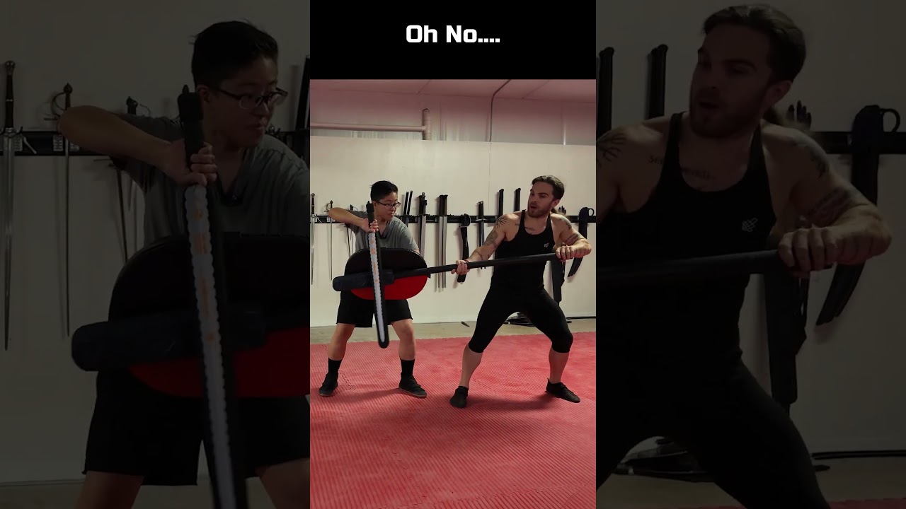 Tactical Sword and Shield! McDojo Arts! #meme #sword #shorts