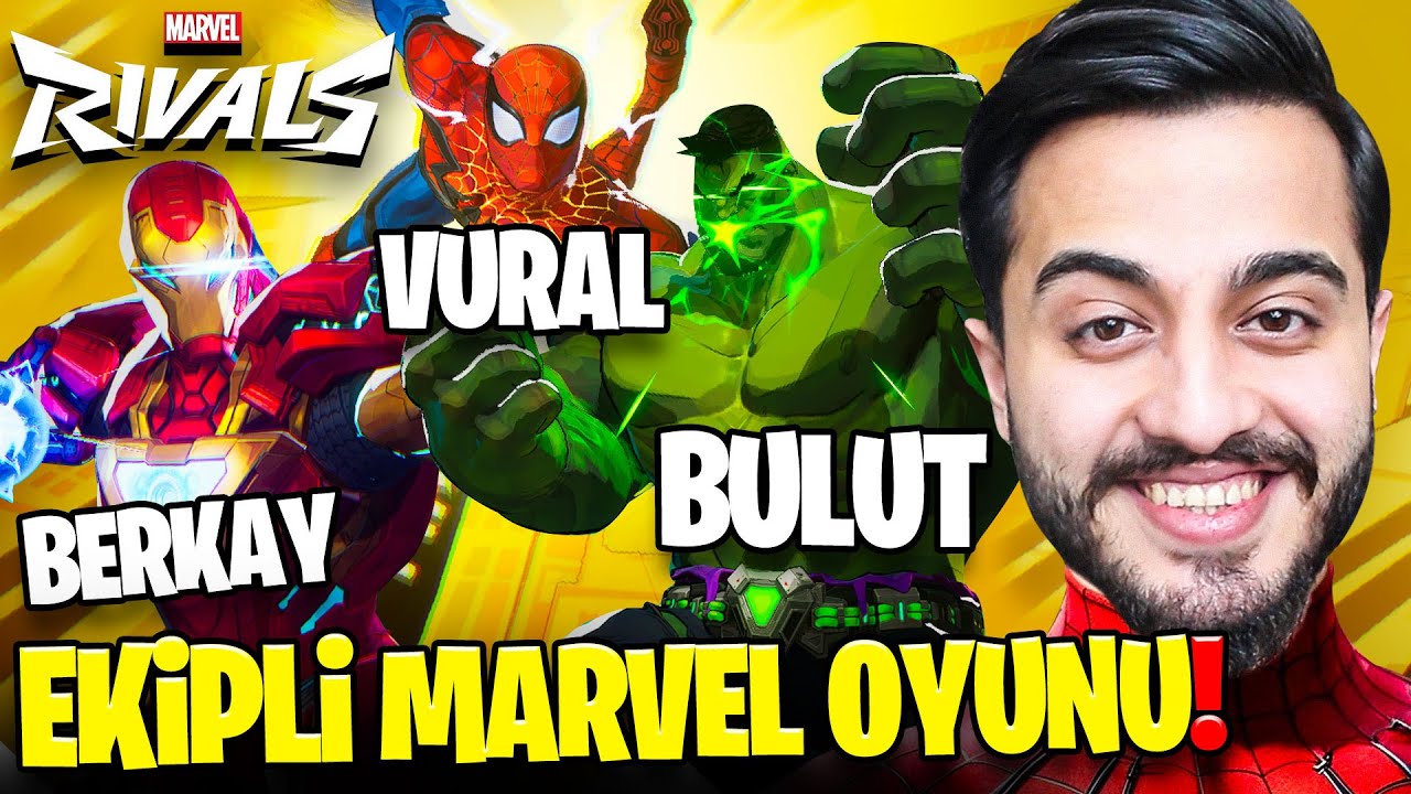 YENİ EKİPLİ MARVEL OYUNU! HEPİMİZ SÜPER KAHRAMAN OLDUK! Marvel Rivals