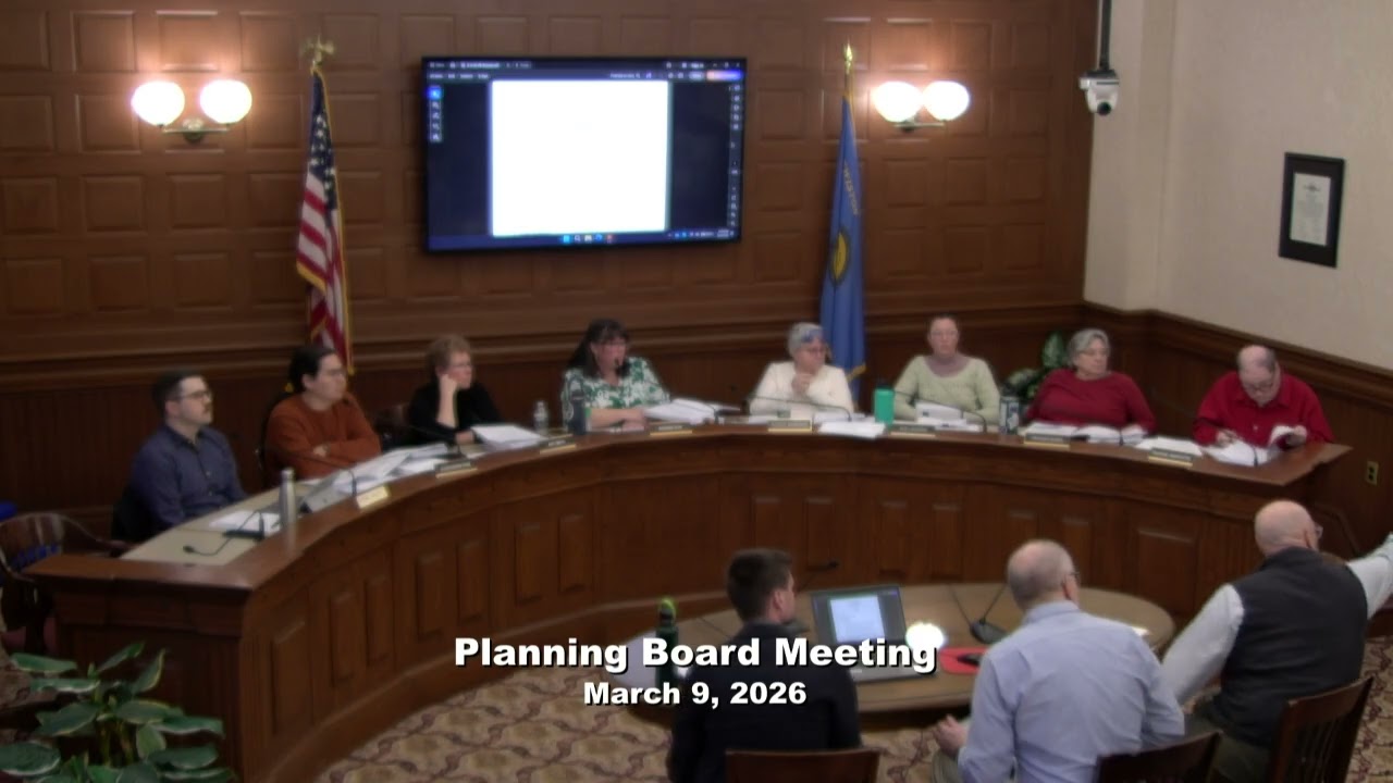 Planning Board Meeting 3/9/26