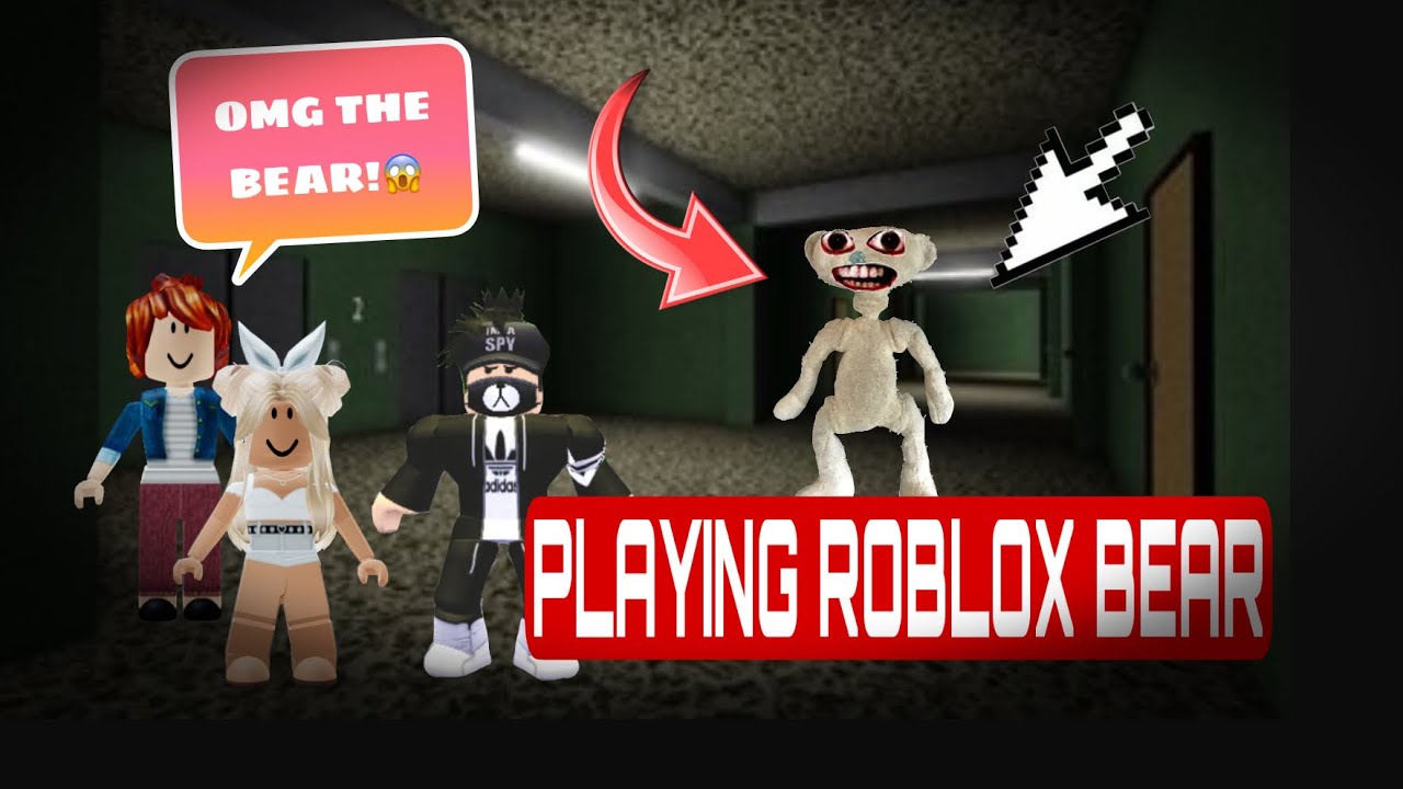 REALLY SCARY ROBLOX GAME😱 PLAYING ROBLOX BEAR FOR THE FIRST TIME!!!