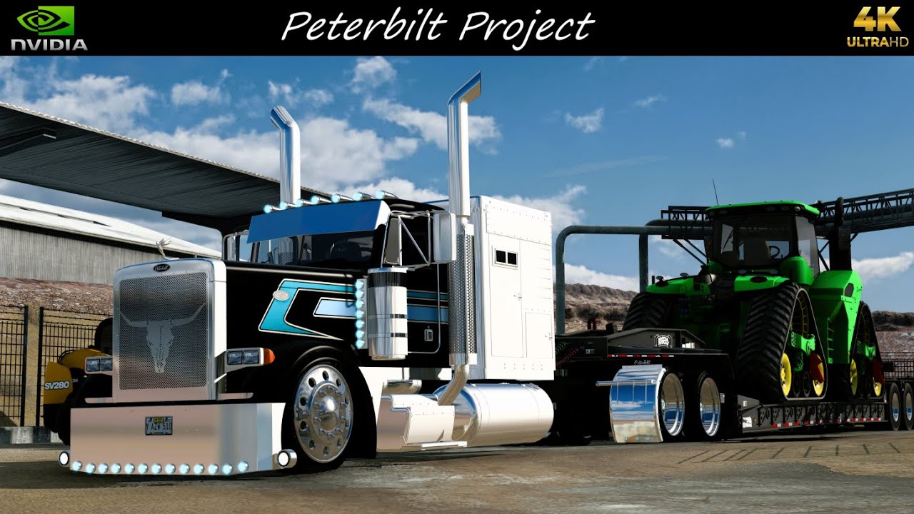 *Peterbilt Project* John Deere 9RX Hauled Kayenta to Farmington *JBX2/TAA Combo* 4K ATS 1.57