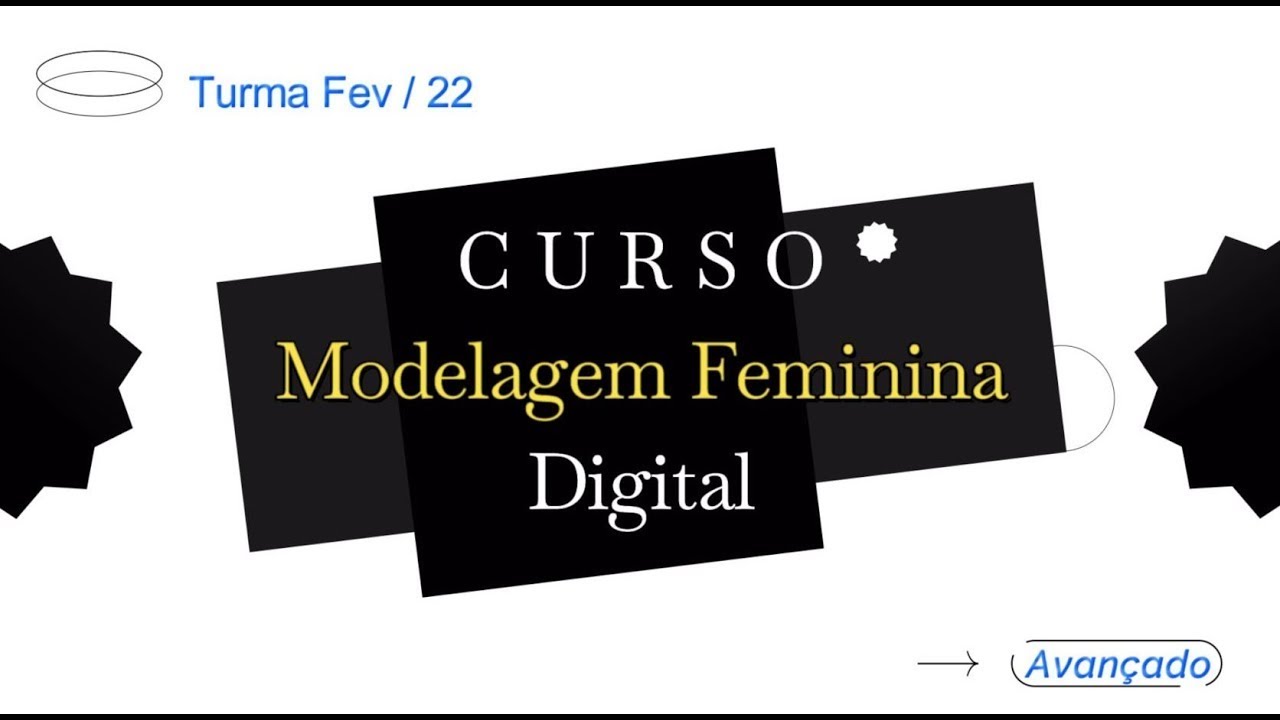 CURSO - MODELAGEM DIGITAL FEMININO - EM TECIDO PLANO