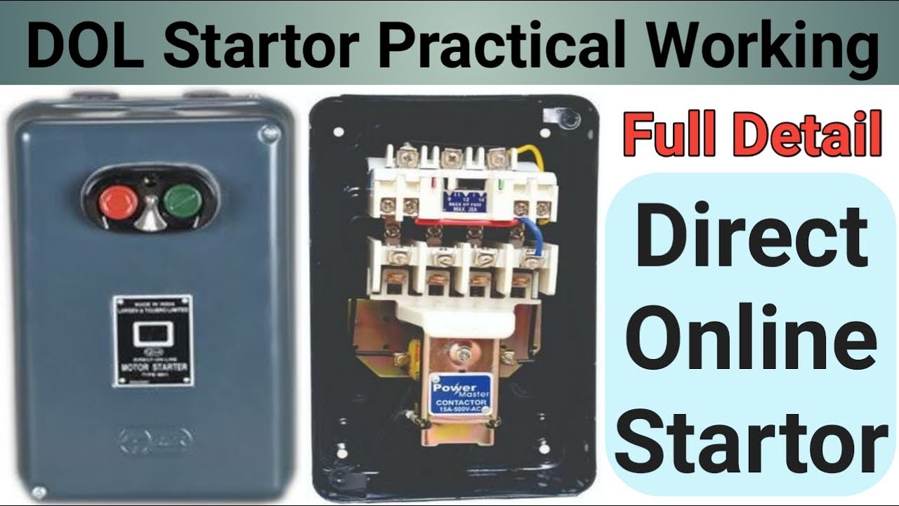 DOL Starter Practical Working In Hindi | Direct Online Starter | DOL Starter Full Explain | DOl
