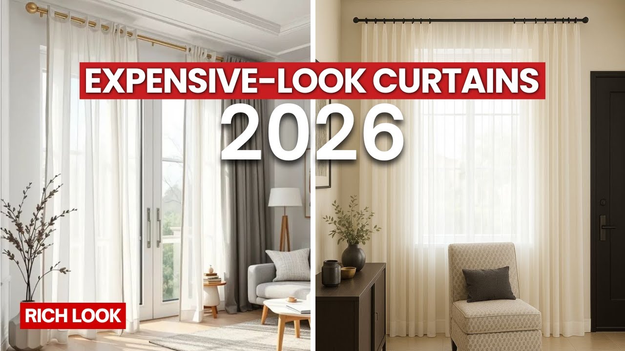 2026 Interior Trends Curtains That Make Your Home Look Expensive ✨