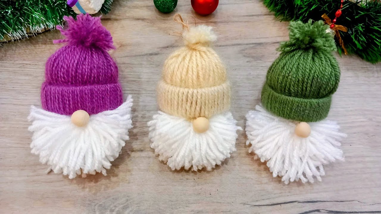 #diycrafts # gnome ornament#Гном украшение на ёлку#