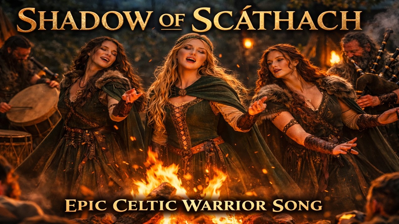 Shadow of Scáthach | Epic Celtic Warrior Song | Dark Fantasy Music