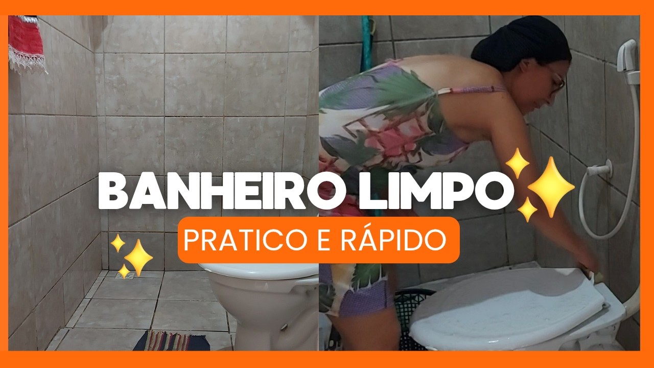 HOJE FOI DIA DE LIMPEZA PESADA NO BANHEIRO,  ESTAVA MUITO SUJO AGORA CHEIRINHO DE LIMPEZA