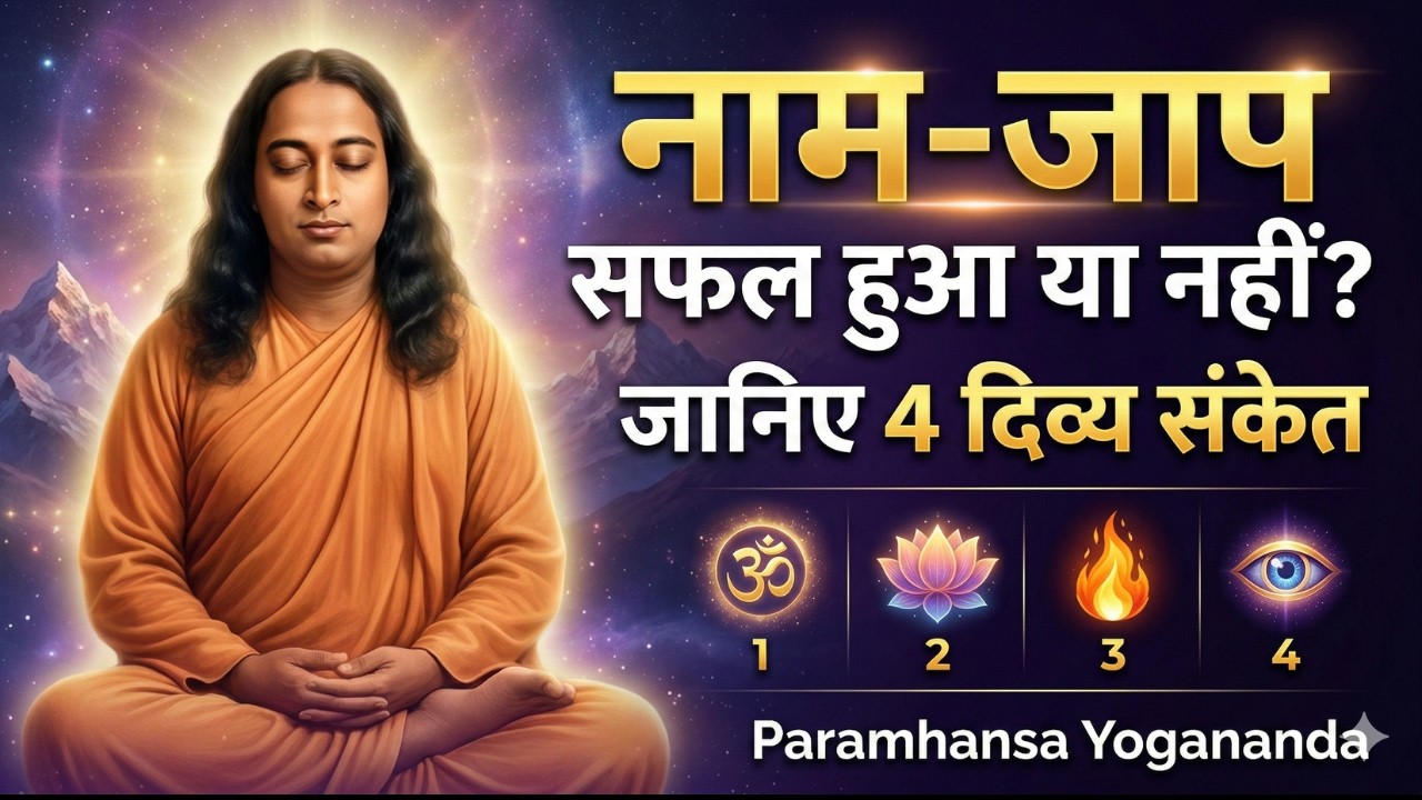 नाम-जाप सफल हुआ या नहीं? जानिए 4 दिव्य संकेत | Paramhansa Yogananda की प्रेरणा