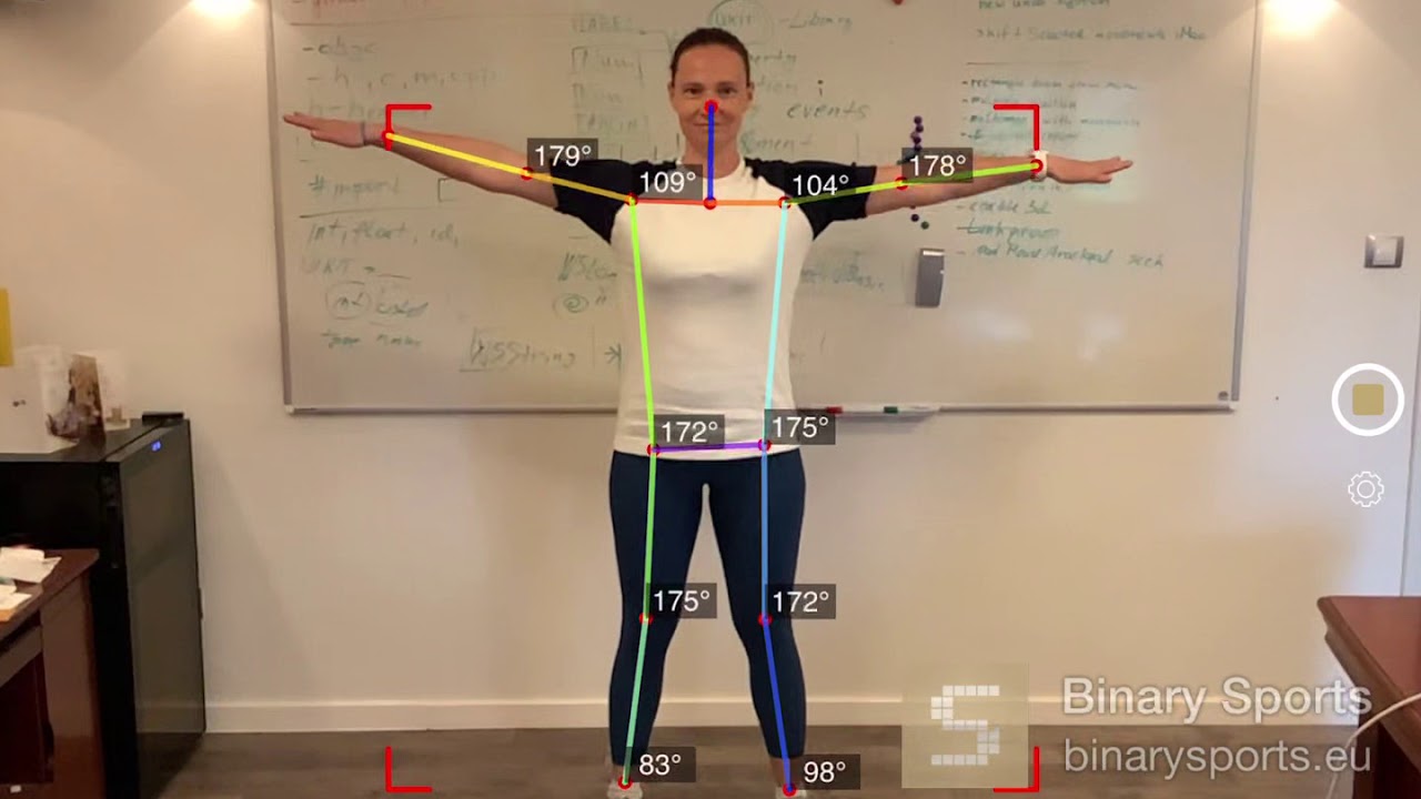 IPad Pro 2020 LiDAR ARKit 3 auto body tracking / pose estimation in Binary Video Analysis.
