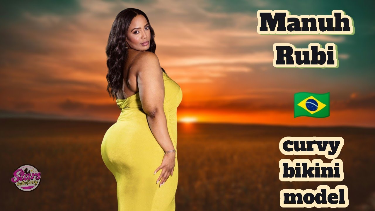Ману Руби 🇧🇷 | Бразильская модель plus size | Инфлюенсер в бикини | Биография