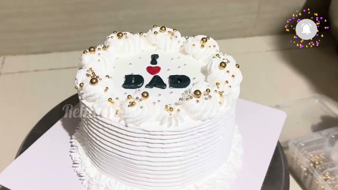 Making a Special Birthday Cake for Dad/Fathers day Cake idea #cakedesign #DadCake