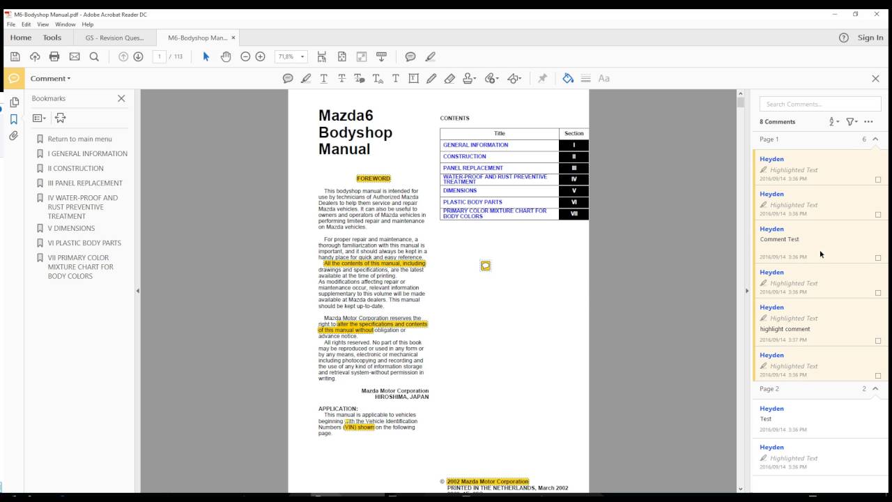Removing Comments/Highlights From PDF Using Adobe Reader