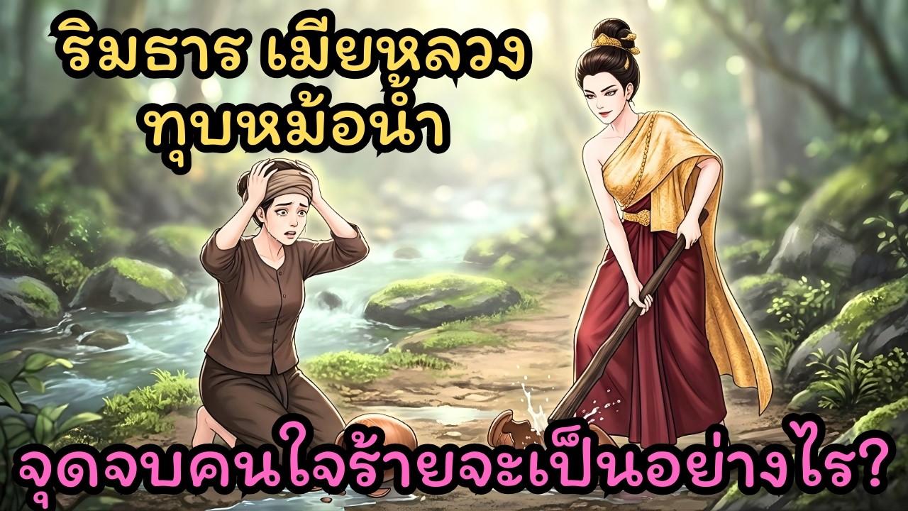 จุดจบเมียหลวง! ดักทุบหม้อน้ำเมียน้อยผู้อาภัพริมธาร