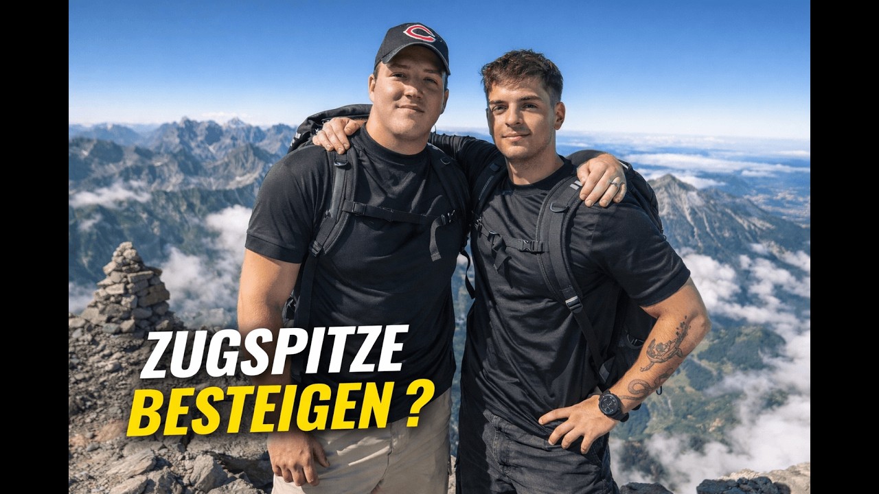 Zugspitze besteigen… und dann im Bayern-Stuttgart Spiel gelandet?! ⚡⚽