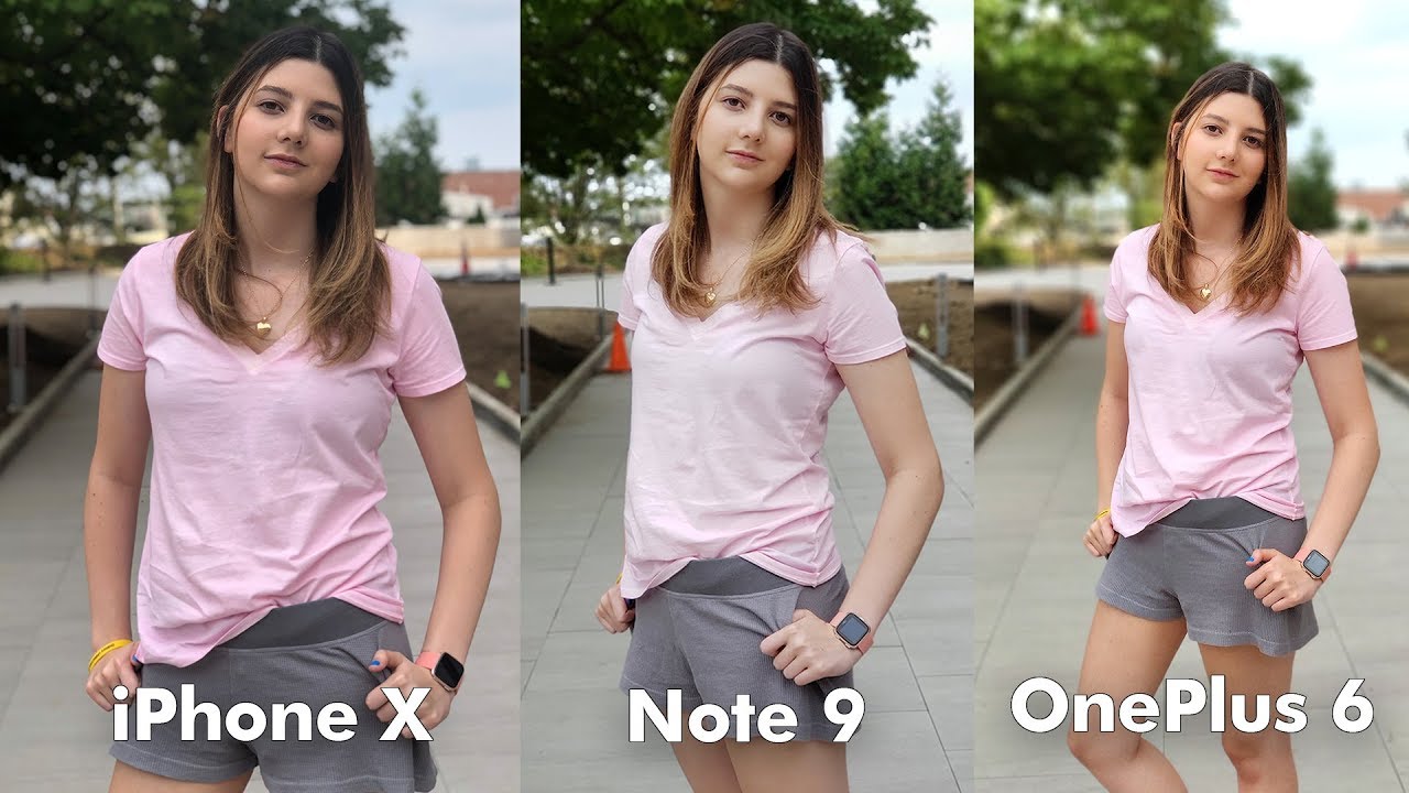 Samsung Galaxy Note 9 Camera vs iPhone X vs OnePlus 6!