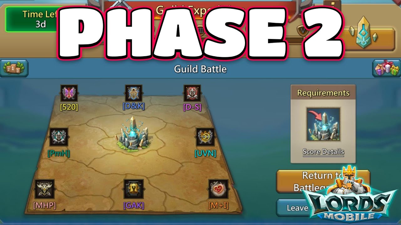 Guild Expedition Phase Two! NEW Lords Mobile Event!