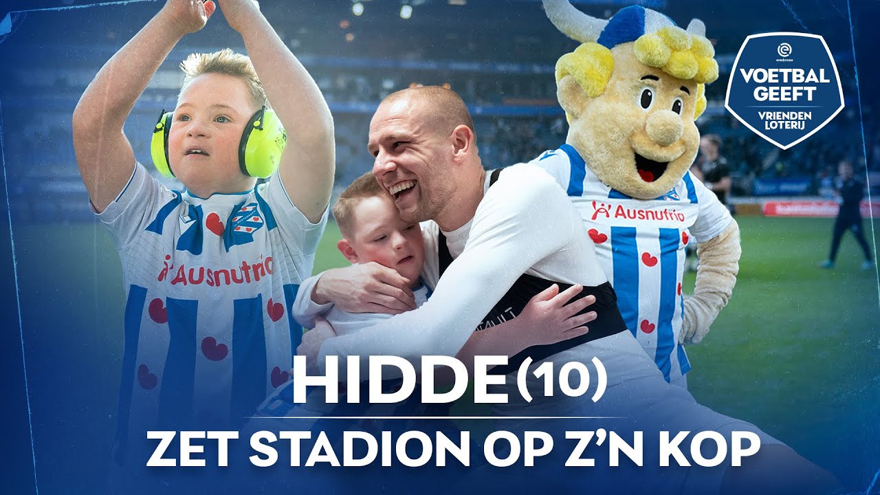 VOETBAL GEEFT | Hidde beleeft een prachtige dag bij sc Heerenveen 💙🤍