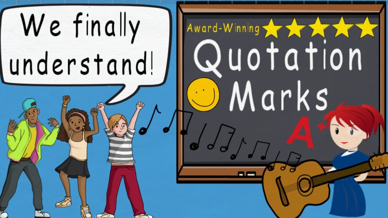 Quotations Song (Quotation Marks by Melissa) | Award Winning Quotation Mark Educational Song