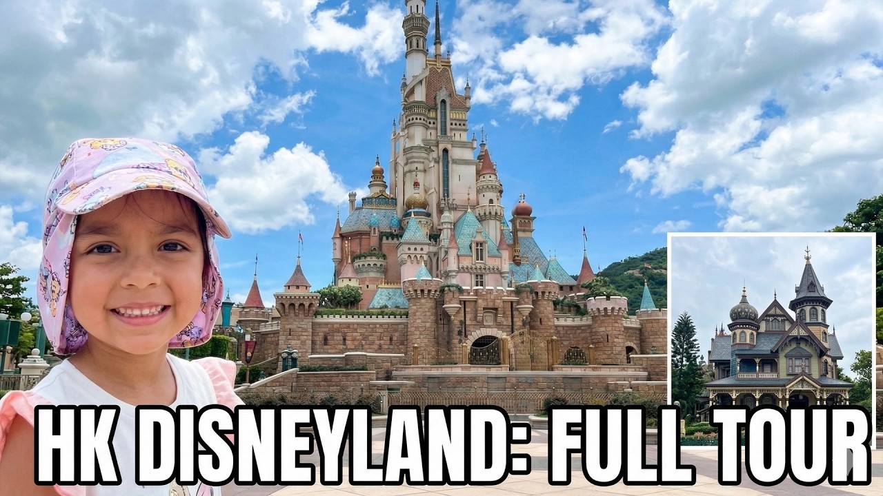 Hong Kong Disneyland Full Tour! ❄️ (Frozen Ever After, Mystic Manor & Fireworks)