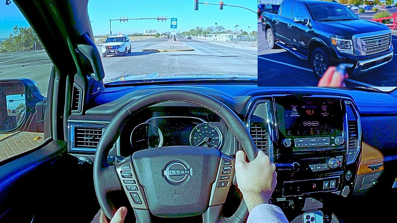 Driving The 2024 Nissan Titan Platinum Reserve (POV Test Drive with binaural audio)