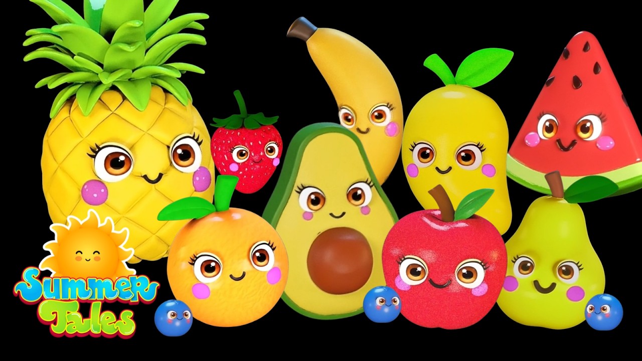 Summer Tales Baby Sensory Fruity Friends Dance Party in 3D! Dancing Fruits