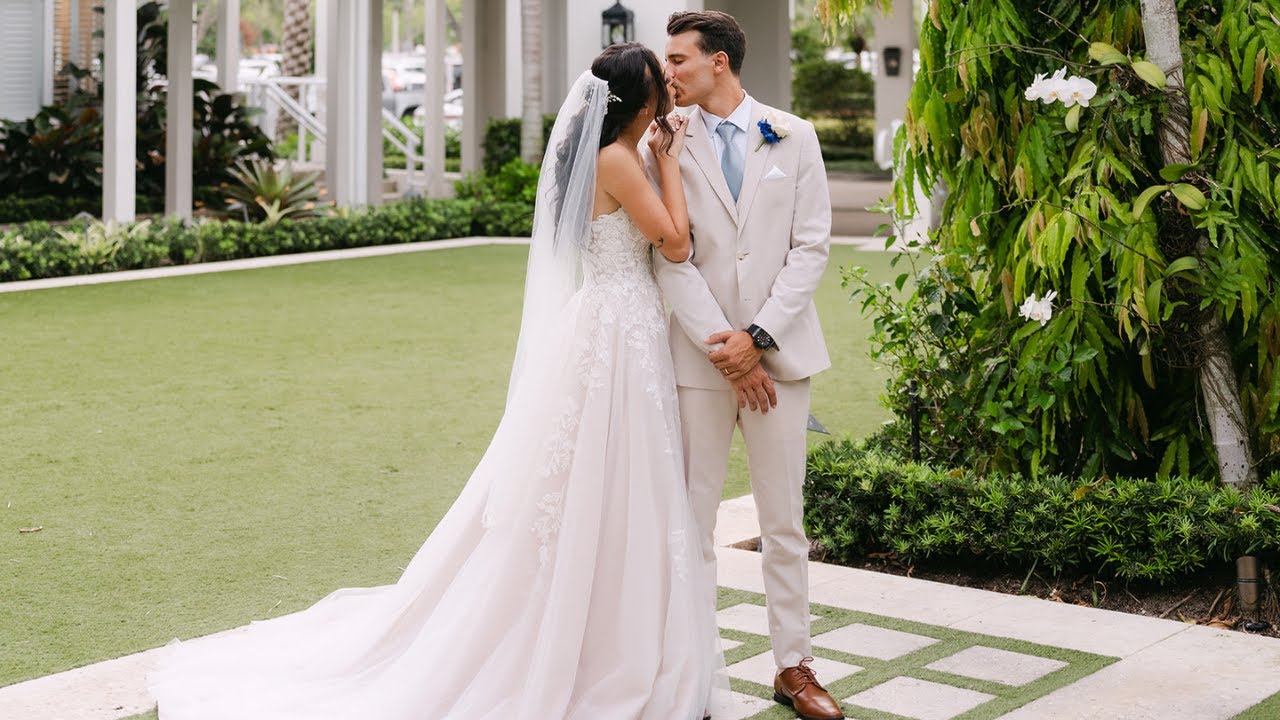 Danielle & Vassia | Intimate Pelican Club Wedding Film in Jupiter Florida