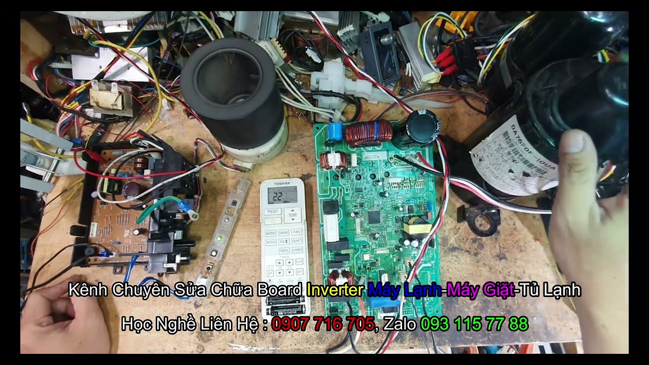 Hướng dẫn các bạn sửa lỗi 02-1C của máy lạnh Toshiba inverter rất đơn giản, các bạn xem và làm nha