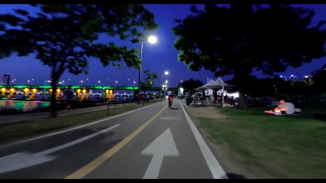 【4K】 Seoul tour 🚴 Cheongdam-dong Han river 🇰🇷 서울 투어 ⭐️ 청담동 한강