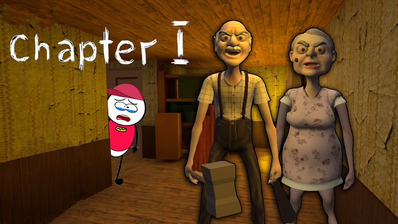 GRANDPA AND GRANNY Chapter 1 - HORROR GAME | Horror Story (ANIMATED IN HINDI) Make Horror Of