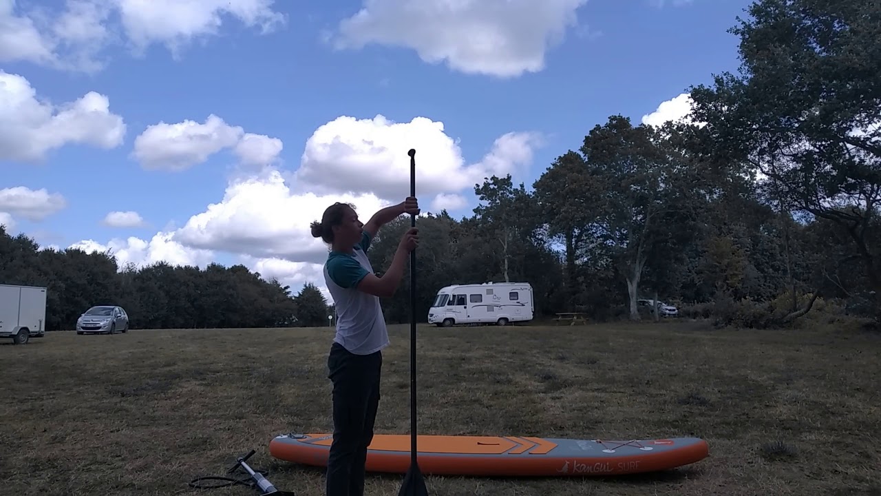 JE GONFLE MON PADDLE ET C'EST STYLER (bon pas trop)