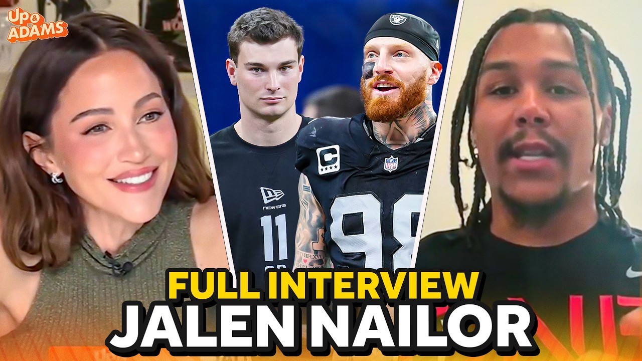 WR Jalen Nailor LOVES Fit with Raiders & Klint Kubiak, EXCITED for Maxx Crosby & Fernando Mendoza!