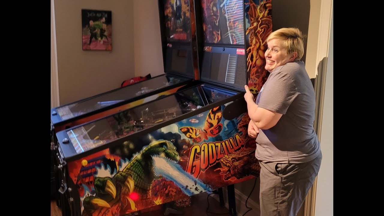 Unboxing a Stern Godzilla Premium Pinball Machine