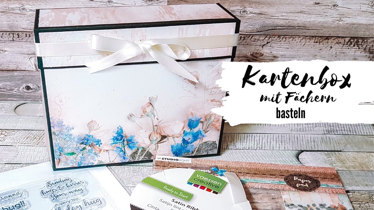 Kartenbox mit Fächern