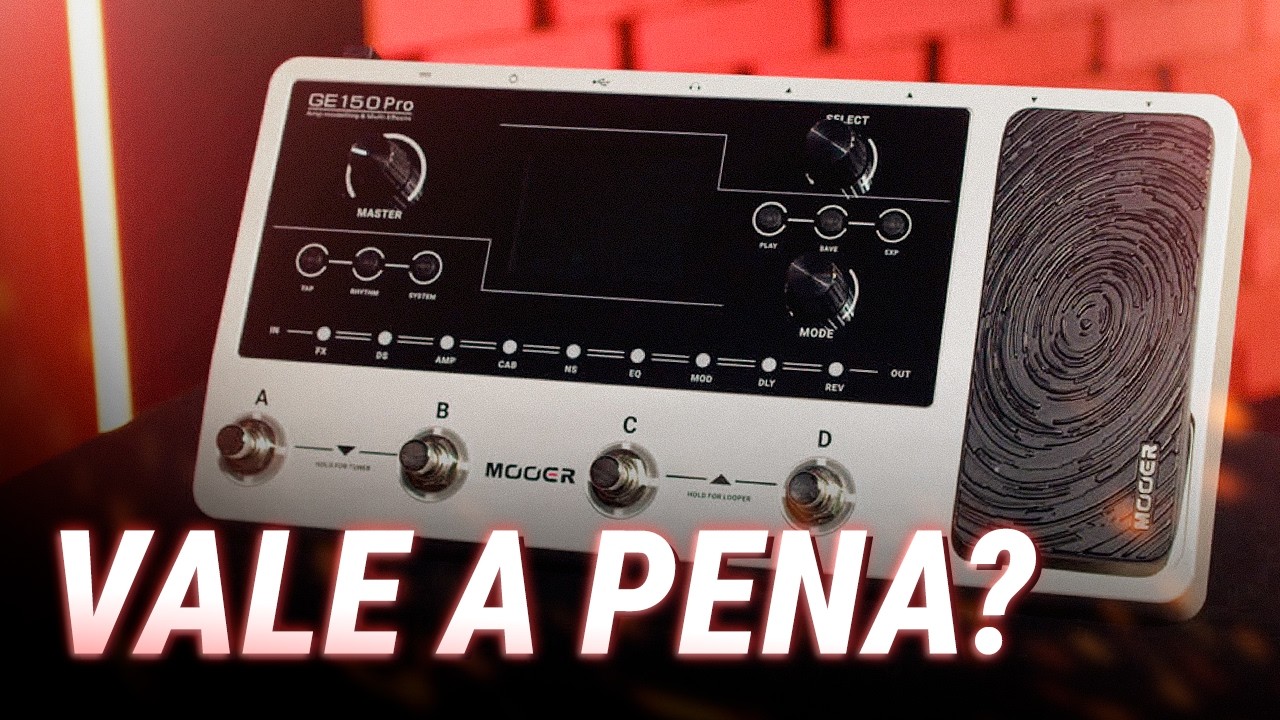 TESTAMOS OS PRESETS DA PEDALEIRA MOOER GE 150 PRO
