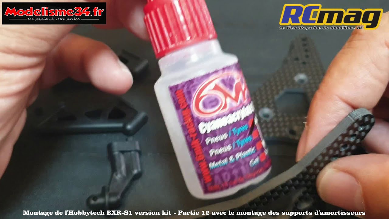BXR-S1 Montage partie 12 - Assemblage et préparation des supports d'amortisseurs